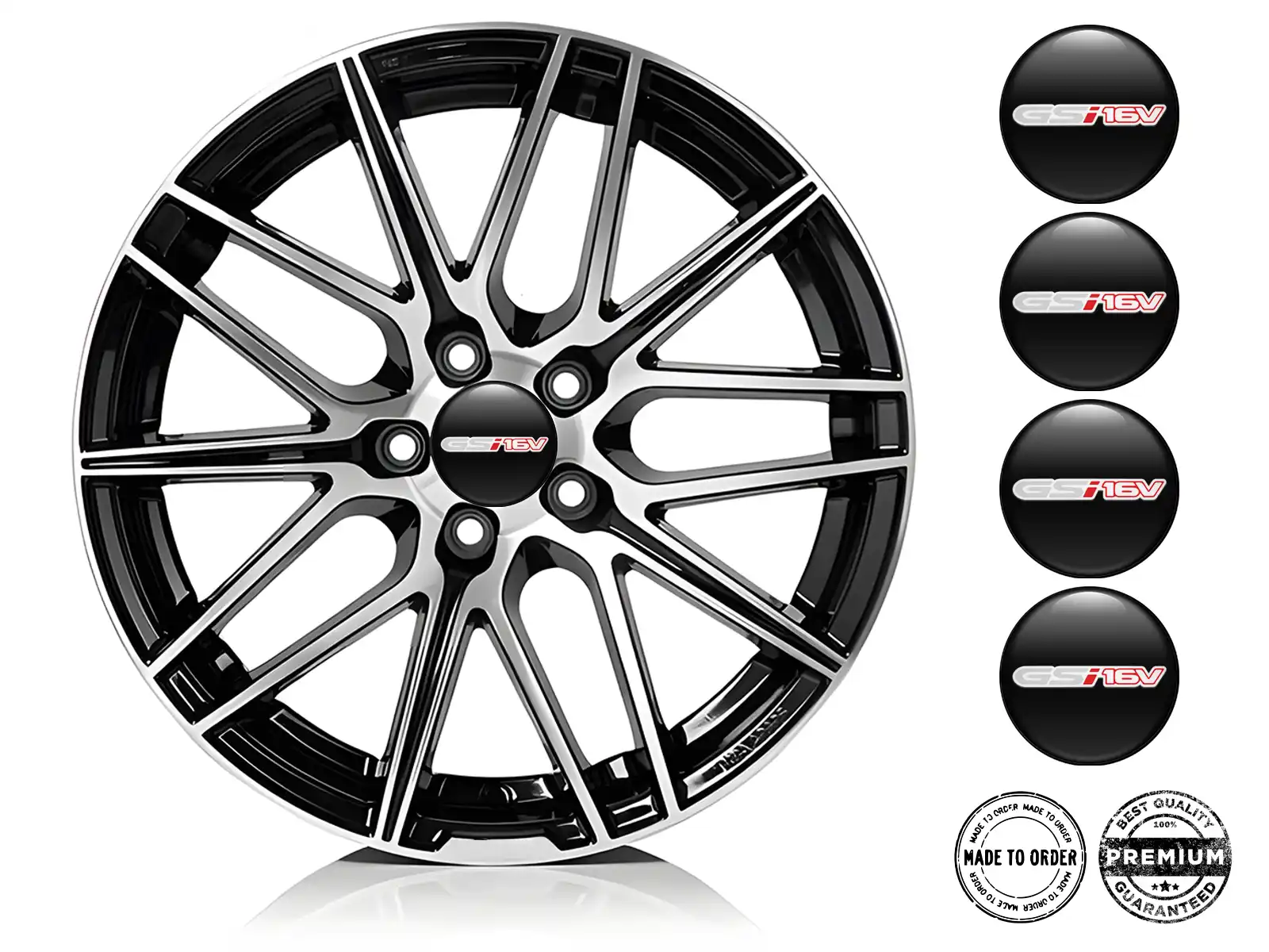 Opel Adesivo Silicone Edizione Emblemi Cerchio Custom